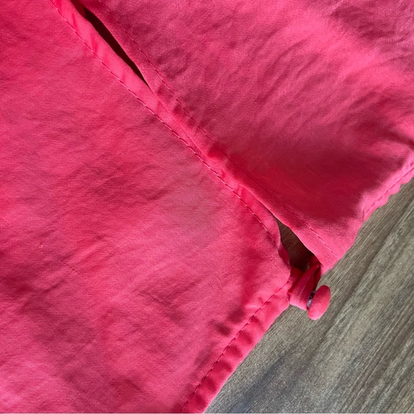 B. Darlin Dress, Coral/Pink and Black with a crocheted lace pattern. - Picture 7 of 7